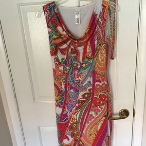 Cach'e Sleeveless Dress Size S Pull Over with Belt